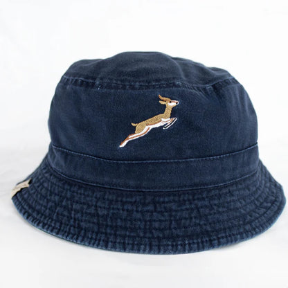 Official SA Legacy Threads™ Springboks Reversible Bucket Hat-OS Green