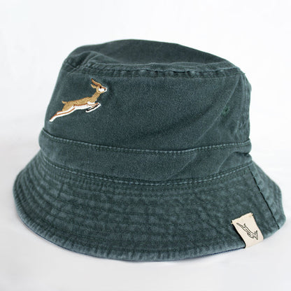 Official SA Legacy Threads™ Springboks Reversible Bucket Hat-OS Green
