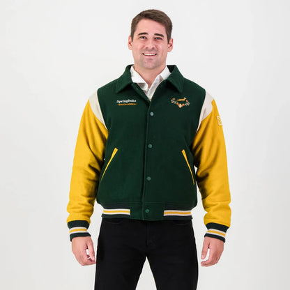 Official SA Legacy Threads™ Springboks Wool Bomber Jacket