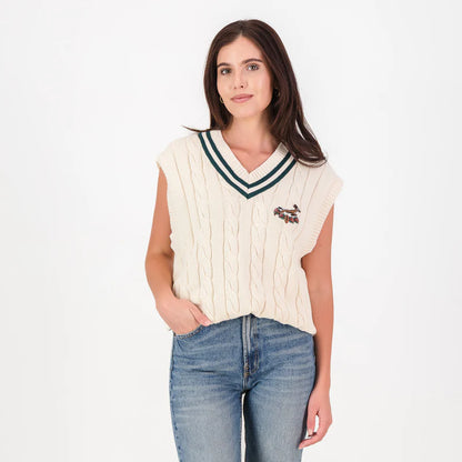 Official SA Legacy Threads™ Springboks 95 Vest Knit- Ivory