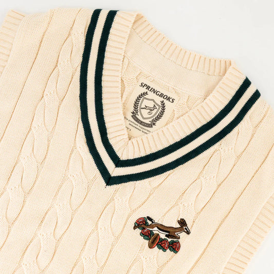 Official SA Legacy Threads™ Springboks 95 Vest Knit- Ivory