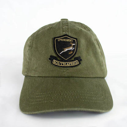 Official SA Legacy Threads™ Springboks Shield Cap-Military Olive