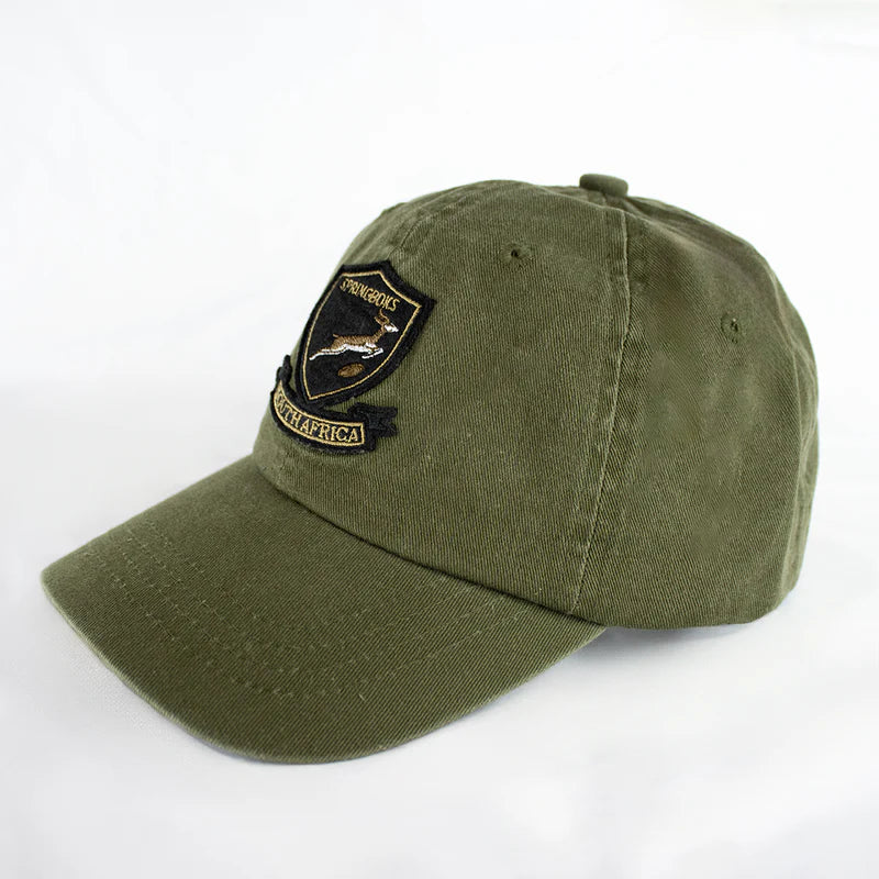 Official SA Legacy Threads™ Springboks Shield Cap-Military Olive