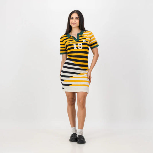 Official SA Legacy Threads™ Doctor Khumalo Knit Dress-Ivory