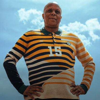 Official SA Legacy Threads™ Doctor Khumalo LS Knitted Jersey-Ivory