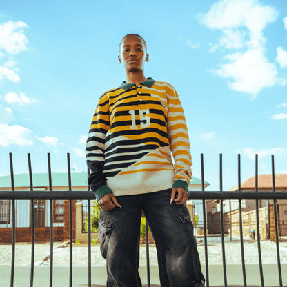 Official SA Legacy Threads™ Doctor Khumalo LS Knitted Jersey-Ivory