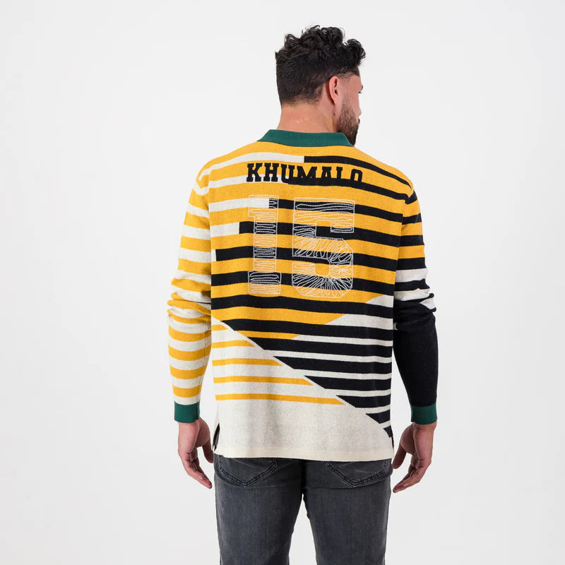 Official SA Legacy Threads™ Doctor Khumalo LS Knitted Jersey-Ivory
